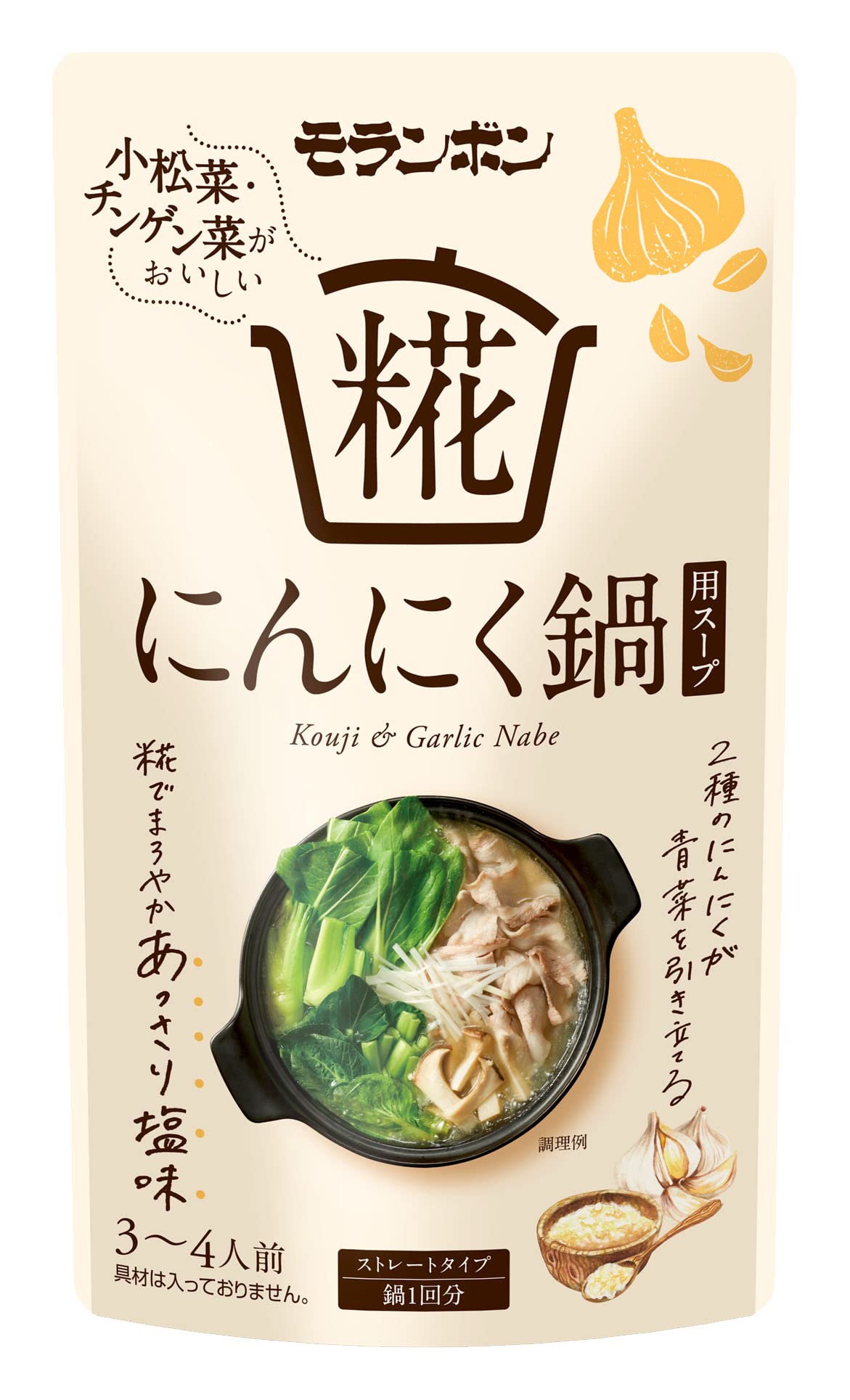モランボン 糀にんにく鍋用スープ 750g商品画像