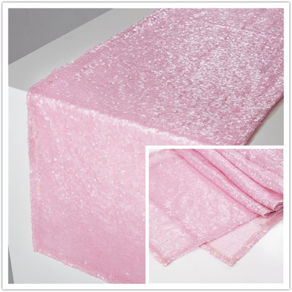 Best Pastel Pink Satin Table Runner