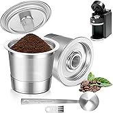 2 Pack Reusable K Cups for Keurig 1.0 - Stainless Steel Coffee Pods with Spherical Lid & Metal Scoop - Refillable Coffee Filters for K-Classic, K-Mini & K-Elite (Not for 2.0)