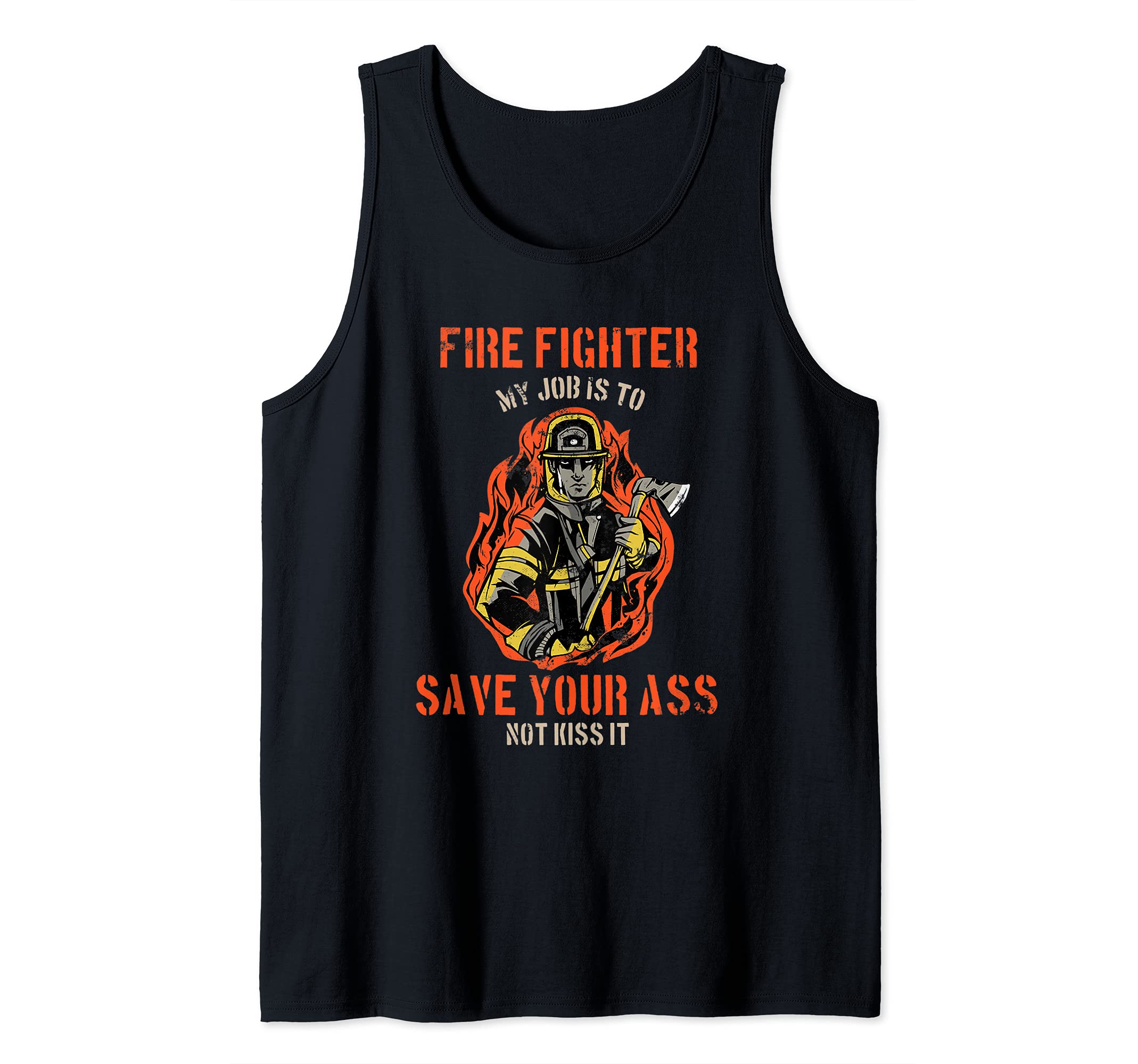 Firefighter Fire Chief Assistant Volunteer Firefighter Gift Tank Top