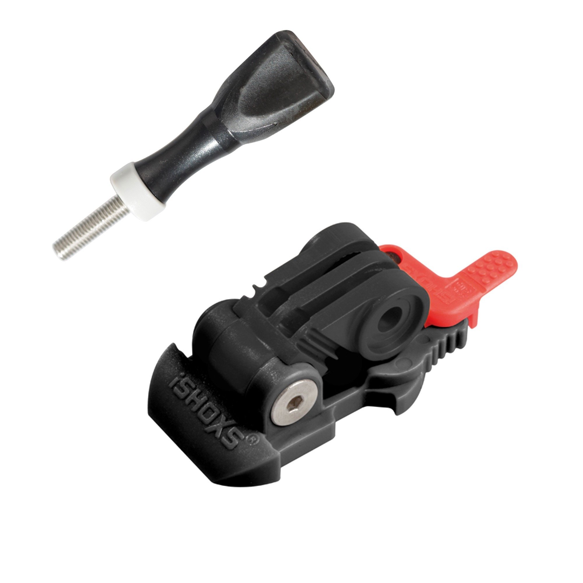 iSHOXS Pro Slider Flexible - Adjustable Quick Release clip for GoPro Session, Hero and compatible Camera - with iSHOXS 2C Thumb-Screw