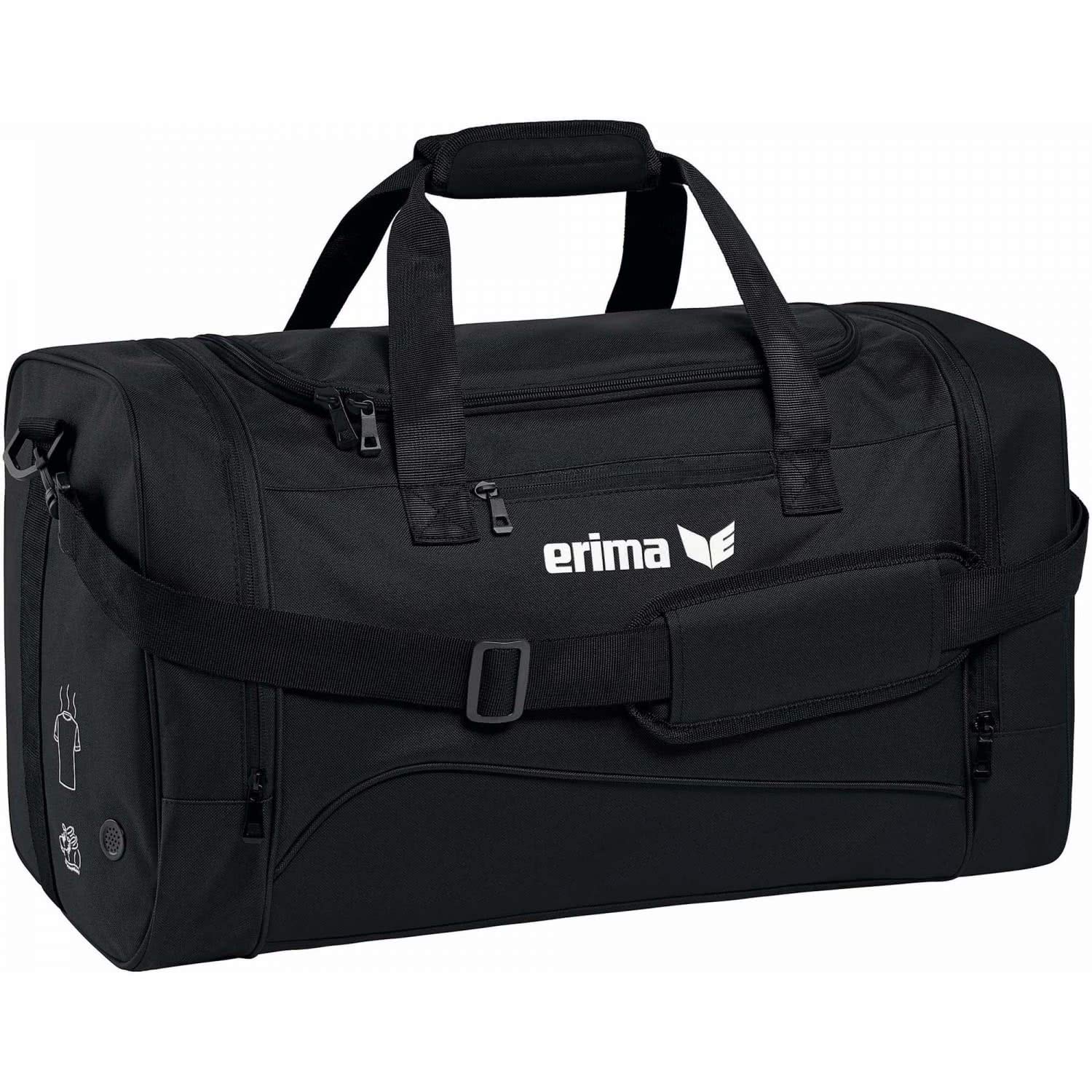 erima Sports Bag Duffel, 44 cm, 30 Liters, Black