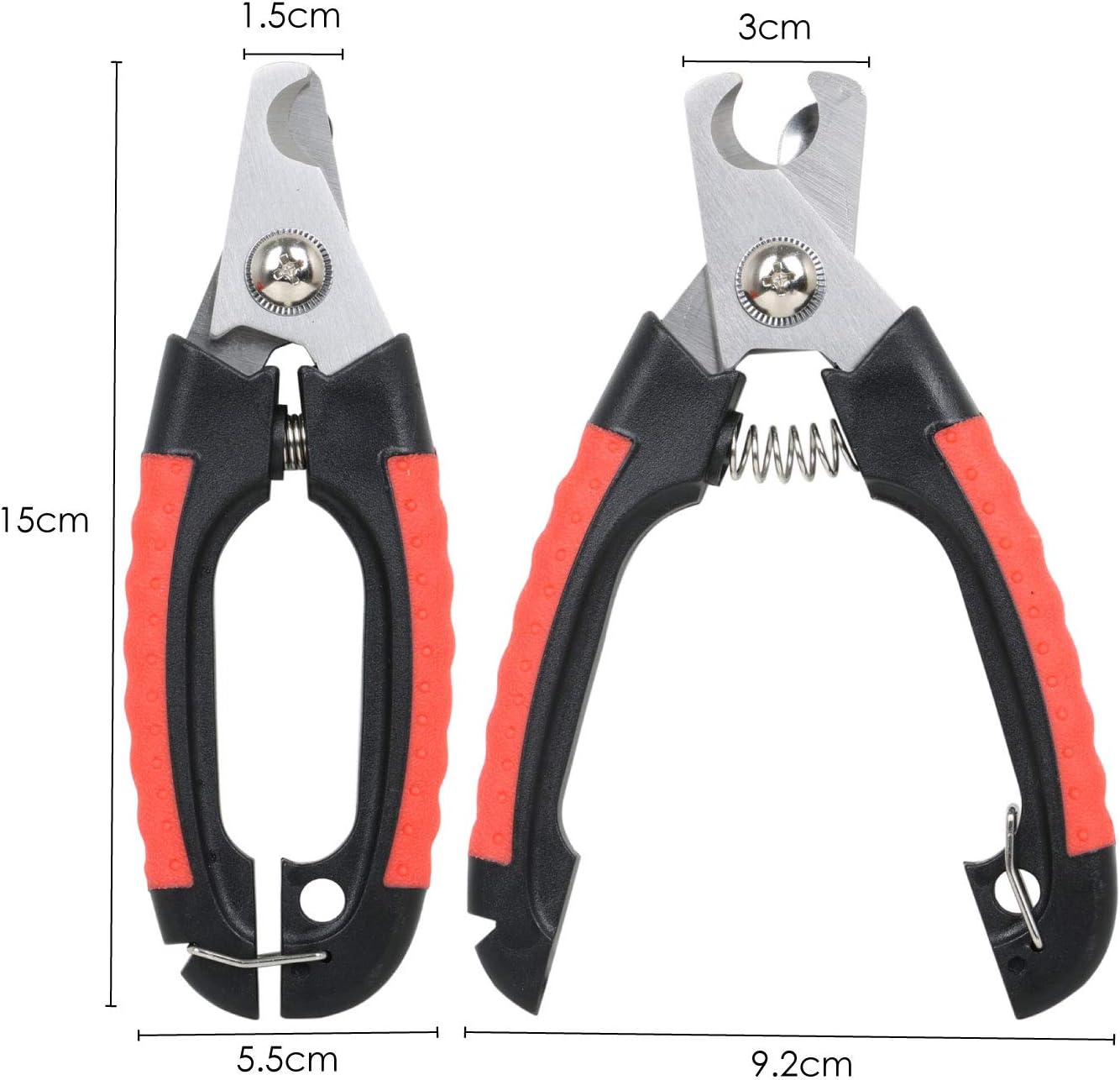 DIGIFLEX Dog Nail Trimmers - Pet Nail Clippers - Stainless Steel - Pet Care Nail - Claw Clipper Grooming Trimmer - Image 3
