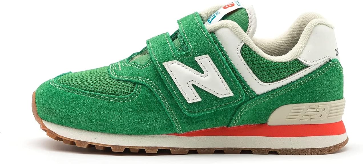 New Balance 574 kids' green sneaker PV574HE2 Amazon.co.uk Clothing