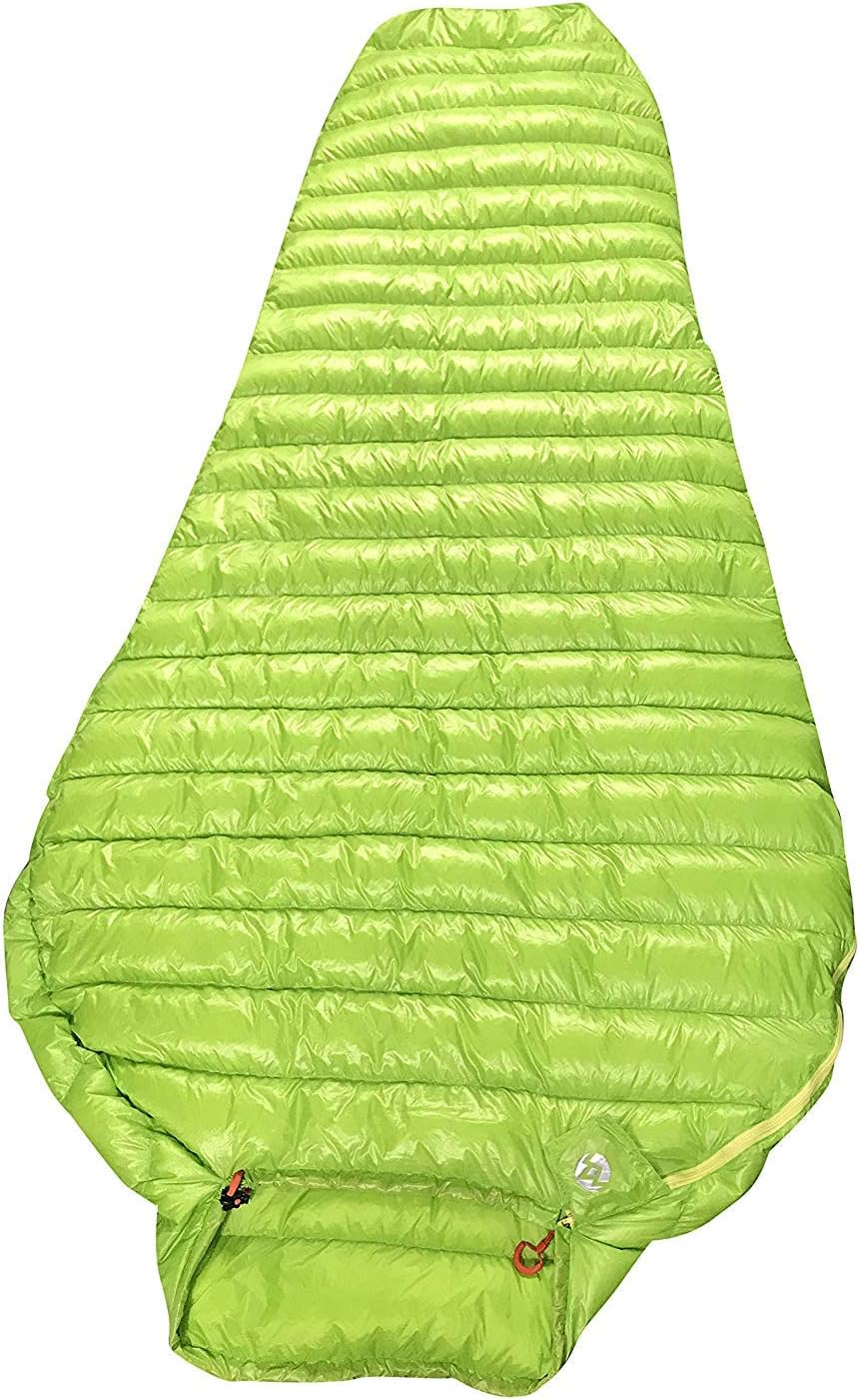 AEGISMAX Outdoor Ultra-Light Goose Down Sleeping Bag Three-Season Down Sleeping Bag Mummy Down Sleeping Bag Green