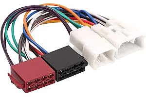 RDBS Car Stereo Wire Harness, Radio Wiring Harness Connectors Adapter Replacement for Toyota Tacoma 2005-2020, RAV4 1994-2020