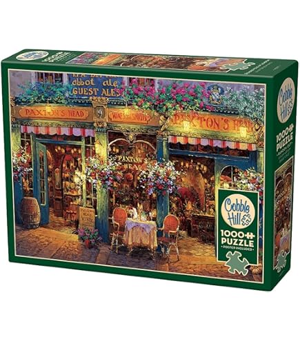 Cobble Hill Puzzle – 1000 Teile, Motiv 'Hôtel Prince Of Galles' – Fertiggröße Ca. 67,6 X 48,9 Cm, Inklusive Poster