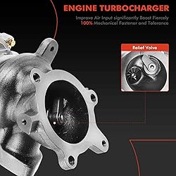 A-Premium Left Side Complete Turbo Turbocharger Kit