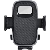 DICMKY Universal 17mm Ball Mount Phone Holder Clamp Replacement Parts | Head-clip Cell Phone Holder Stable Clamping Supports Landscape and Portrait, Compatible with iPhone 17 Pro Max 16 15 14 13 12
