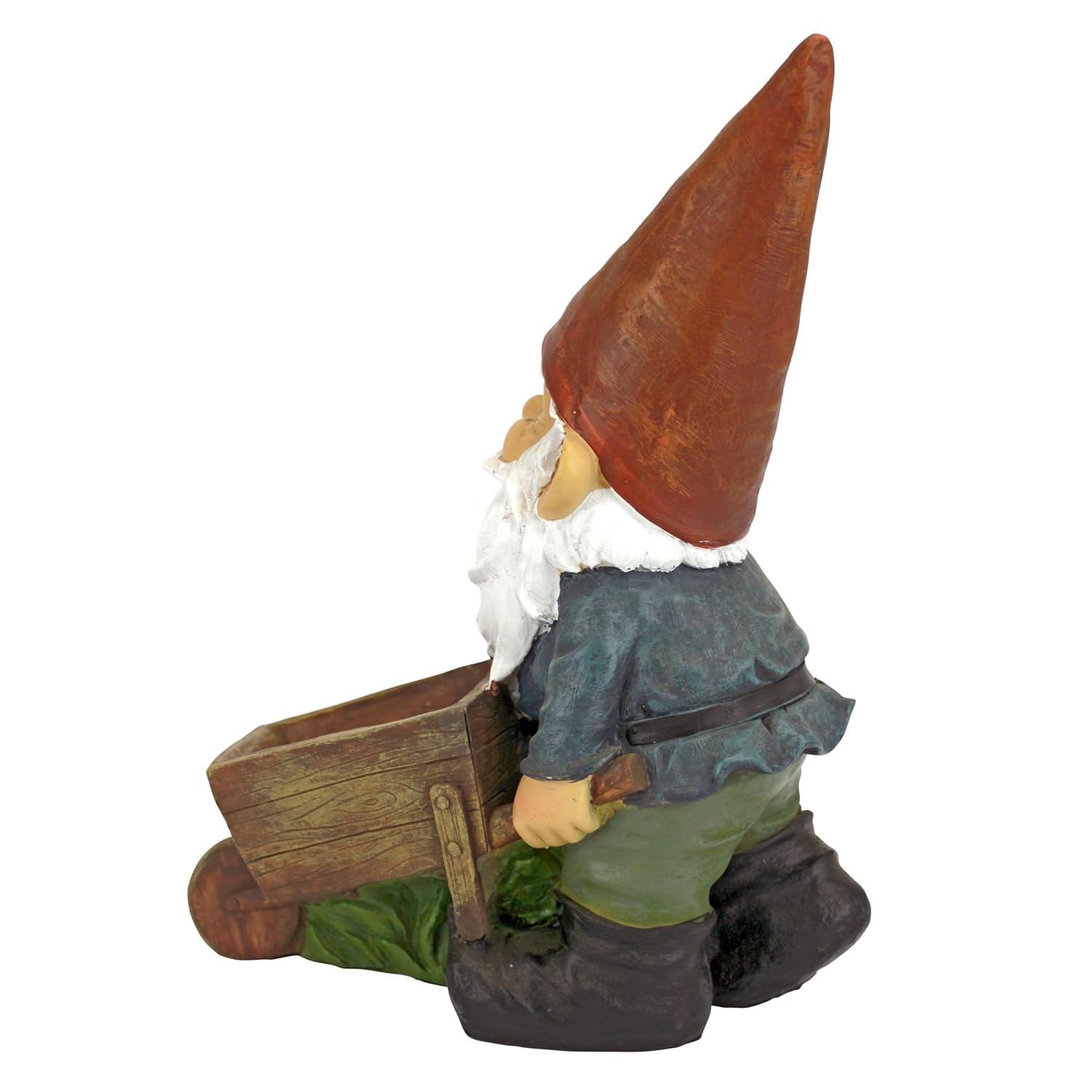 Gnome Garden Statue Inside Decor Funny Bird Feeder With Hat For