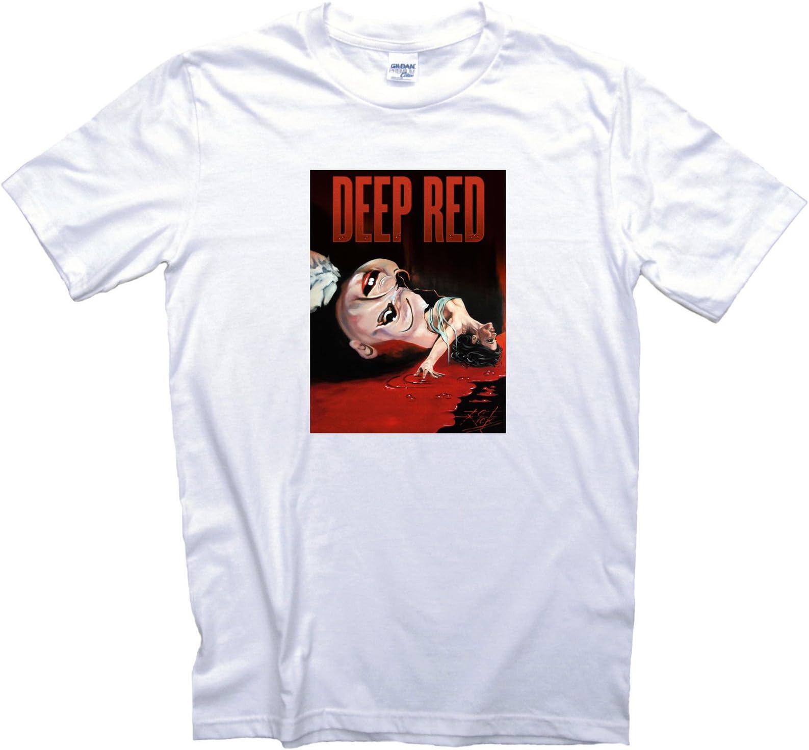 Dario Argento Deep Red Movie Poster T-Shirt Gents,Ladies & Kids Sizes. Horror