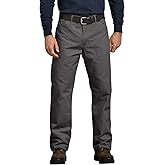Dickies Mens Relaxed Fit Straight-Leg Duck Carpenter Jeans, Slate, 32W x 30L US