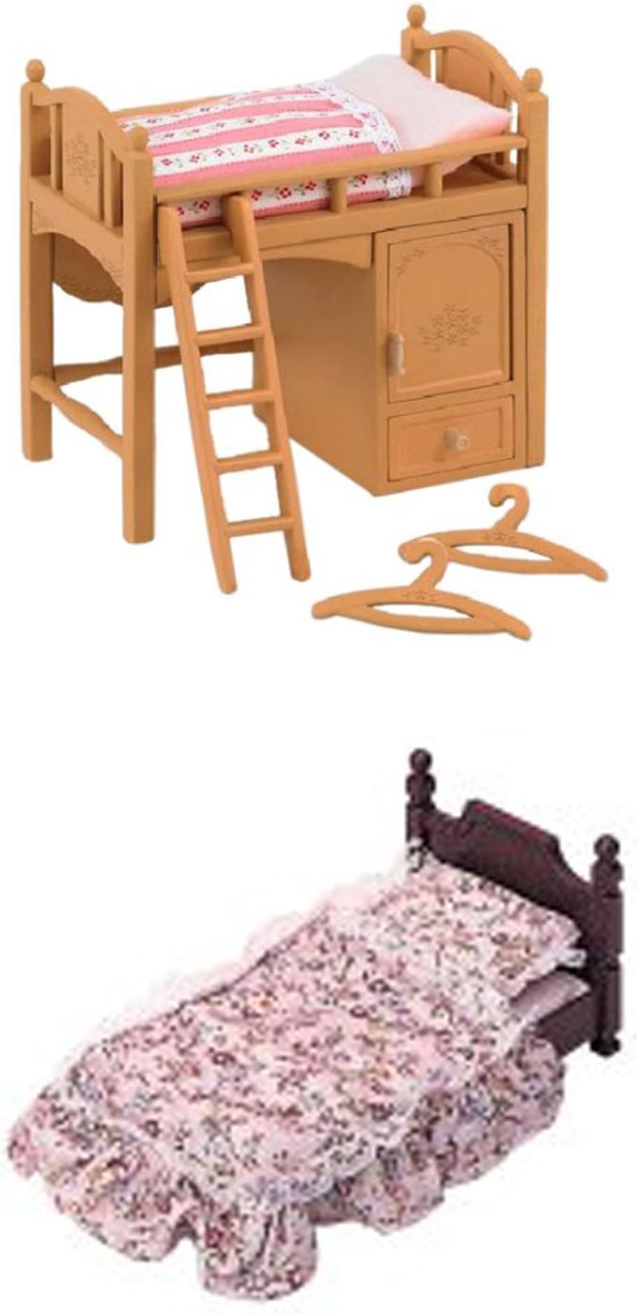 2 Different Bed Sets - Suite Bed and Single Bunk Bed (Japan Import)