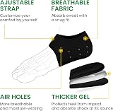 Bukihome Plantar Fasciitis Heel Cups - Large UK 8-13 Breathable Gel Pads view 4