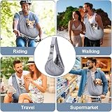 Adiwo Puppy Carrier Reversible Hands-Free Dog Sling Small Medium Pets Carrier view 6