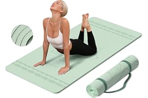 PAIDU Large Yoga Mat-72’x36’x0.4’ Extra Width ＆ Thick,Comfortable,Non-Slip Exercise Mat-Works Great on All Floor for Stretching,Yoga Studio,Gym or Home Workouts