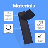 VELCRO Brand Black Sew-On Tape 50mm 1m Hook and Loop Continuous Length view 7