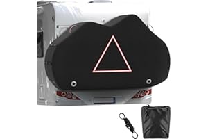 OXERBOG Bike Cover for Transport 2Bikes Outdoor Bike Covers for 2 Bikes on Rear Bike Rack Transport Heavy Duty Waterproof, 420D Bicycle Rack Covers for 2 Bikes on Car Hitch Travel Storage