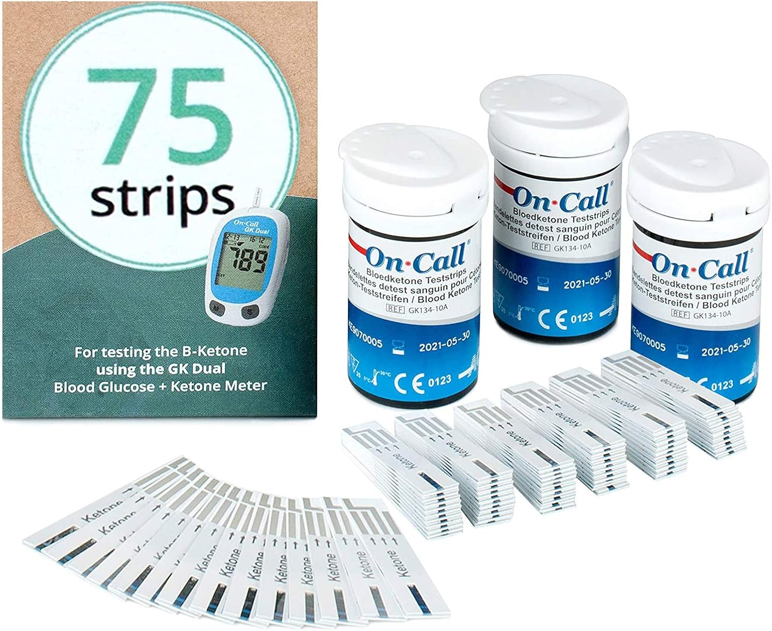 strisce reattive al chetone