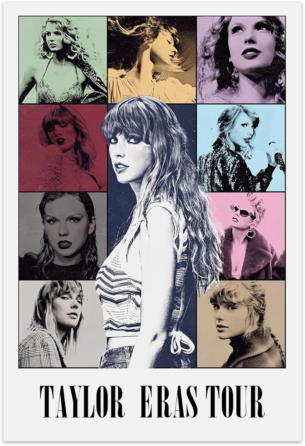 Wall Décor - Ruicnte 16x24inch Taylor Poster,Taylor Vintage Music Swiftie Poster Country Female Singer Album Poster Wall Art Prints Decoration Living Room Decoration for Taylor Fans Unframe