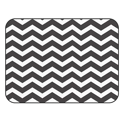  Libaoge Contemporary Black White Chevron Area