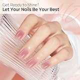 Modelones Gel Nail Polish Set 6 Colors Nude Pink Milky White Jelly view 2