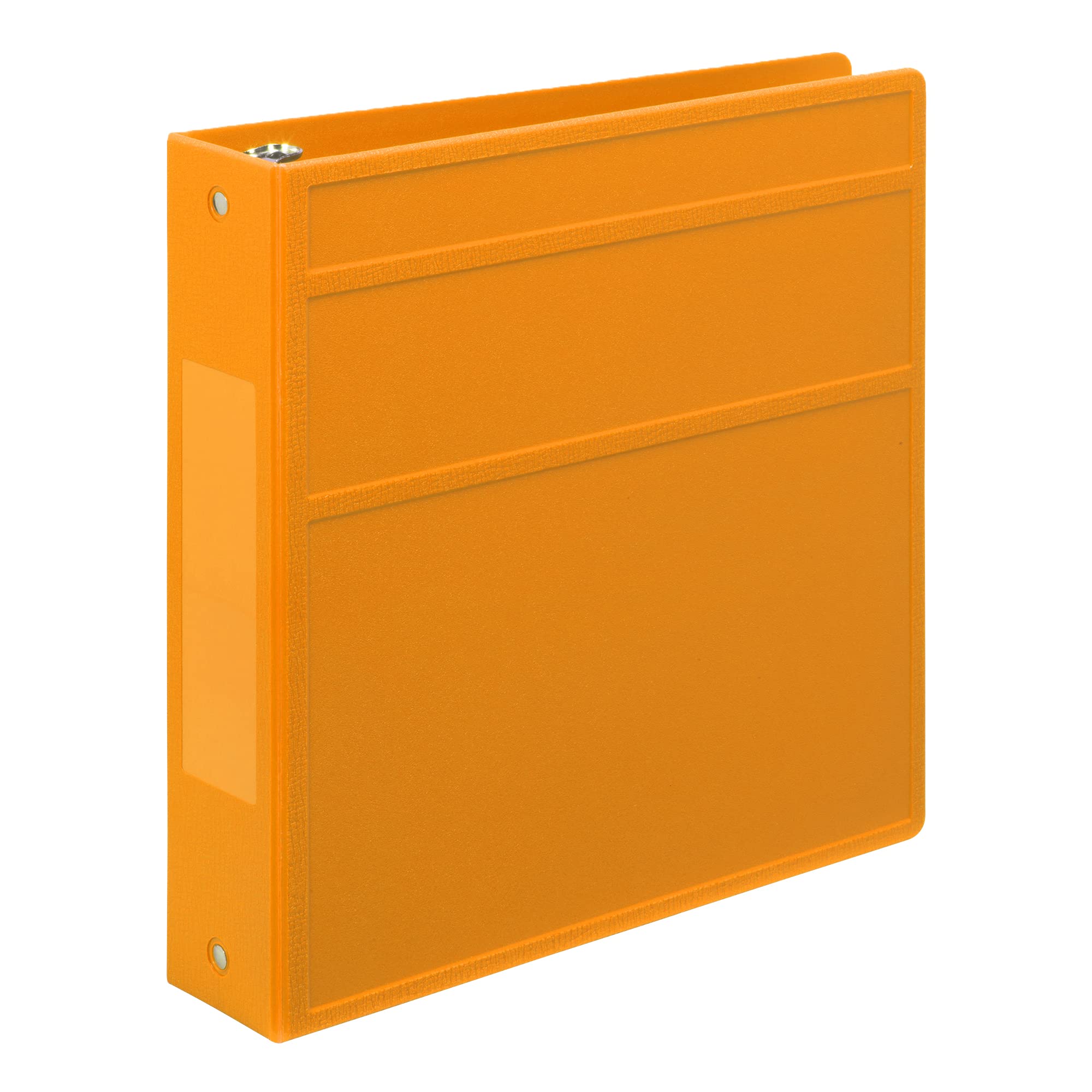 2 Inch Heavy-Duty Medical Chart Binder, 3-Ring, Side Opening (Orange, 2 Inch)