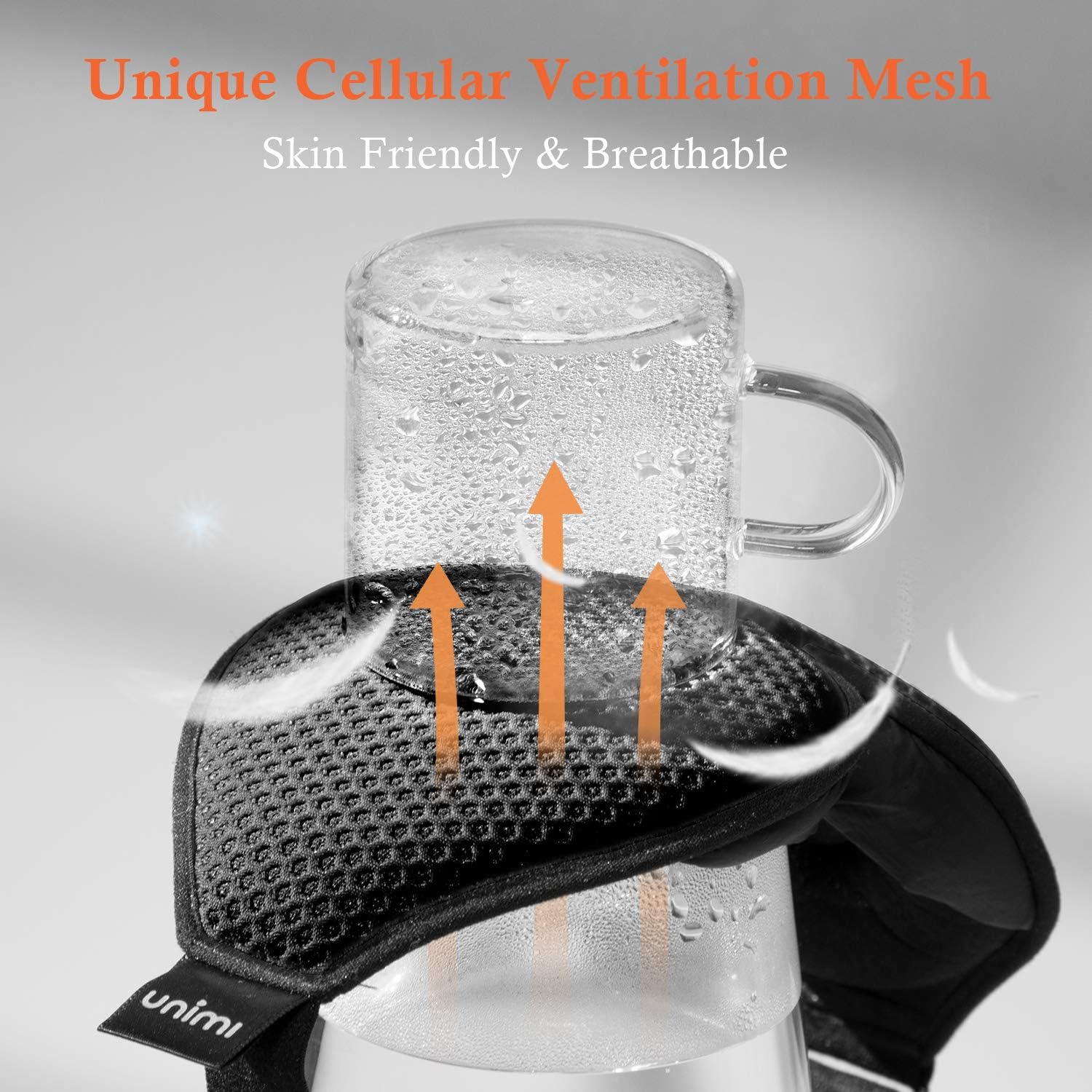 Unimi Sleep Mask 2020 3D Contoured Cup, Sleep Eye Mask for Women Men, Soft Material, Breathable Material, Molded Eye Shade Cover with Adjustable Strap for Travel, Nap(Black): Health & Personal Care