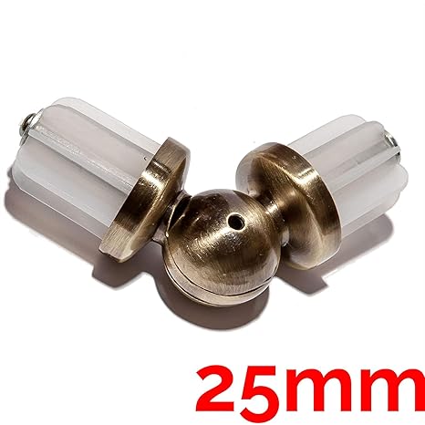 Ianpav Curtain Pole Rod Elbow Corner Joint Connector O25 Mm