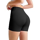 RIOJOY Gym Shorts Women, 4D High-Waisted Workout Shorts for Women, 4’’ Scrunch Butt Lifting Short, Hidden Pocket Yoga Shorts