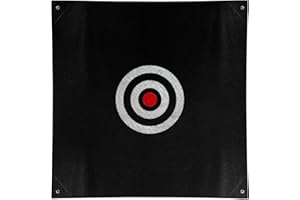 ASENVER 57" x 57" Silent Practice Hitting Net - Mute Golf Target Cloth for Training Aids Indoor Outdoor