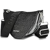 BESMART Waterproof Crescent Bag Dumpling Bag for Women, Women's Crossbody Bag Trendy Shoulder Bag Triangle Shape Denim Bag