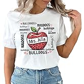 GABITA Custom Teacher Shirt, Teach Name Shirt, Teachers Appreciation Gifts, Back to School Shirts, Gift for Teachers