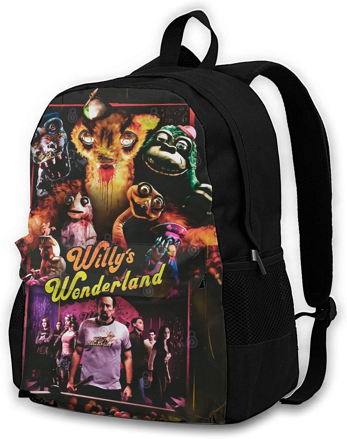 Willys Wonderland 16 5 Inch Double Compartment Student Backpack School Bag Suitable For Boys And 