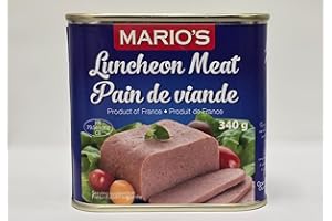 Mario's Canned Food - Canned Luncheon 340g can - Delicious Canned Meat Protein for Any Meal Of The Day- Keto Diet Friendly.