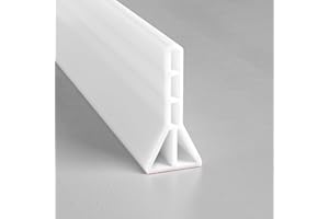 RISUNPET 3" High Shower Threshold Water Dam, Collapsible Shower Water Barrier Stopper Dam, Shower Water Barrier Dam for Wet and Dry Separation