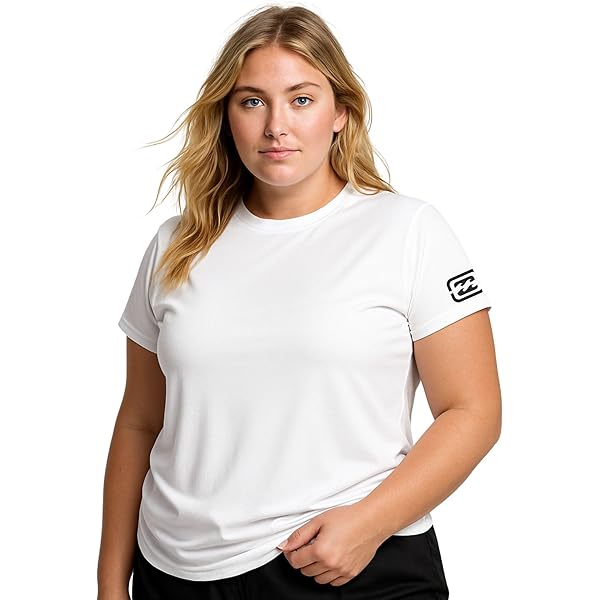 Billabong Plus Size Rash Guard for Women - UPF 50+ Long