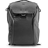Peak Design Everyday Backpack 20L, Black, MagLatch Top, Dual Side Access, FlexFold Dividers, Fits 15" Laptop, For Camera Carr