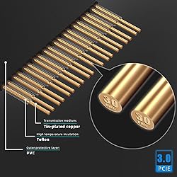 GLOTRENDS 100mm PCIe 3.0 X16 Riser Cable for