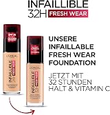 L'Oréal Paris Infallible 32H Fresh Wear Foundation 15 Porcelain Pack of 5 SPF view 2