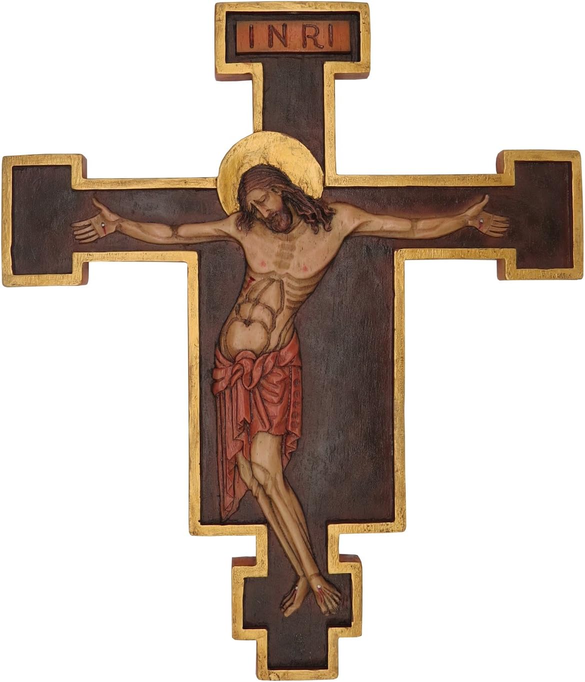 GGCI Juses Christ Wall Cross Naturl Color 14inch Heigh