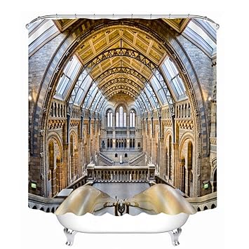Amazon Com Gfywz Shower Curtains Polyester 3d Castle Building