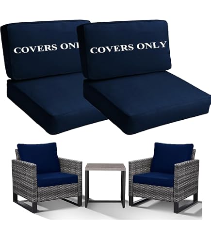 COVER ONLY-Pipe Trim 24x26x6 Replacement Outdoor Deep Seat Cushion Cover AD005 COVER ONLY-Pipe Trim 24x26x6 Replacement Outdoor Deep Seat Cushion Cover AD005