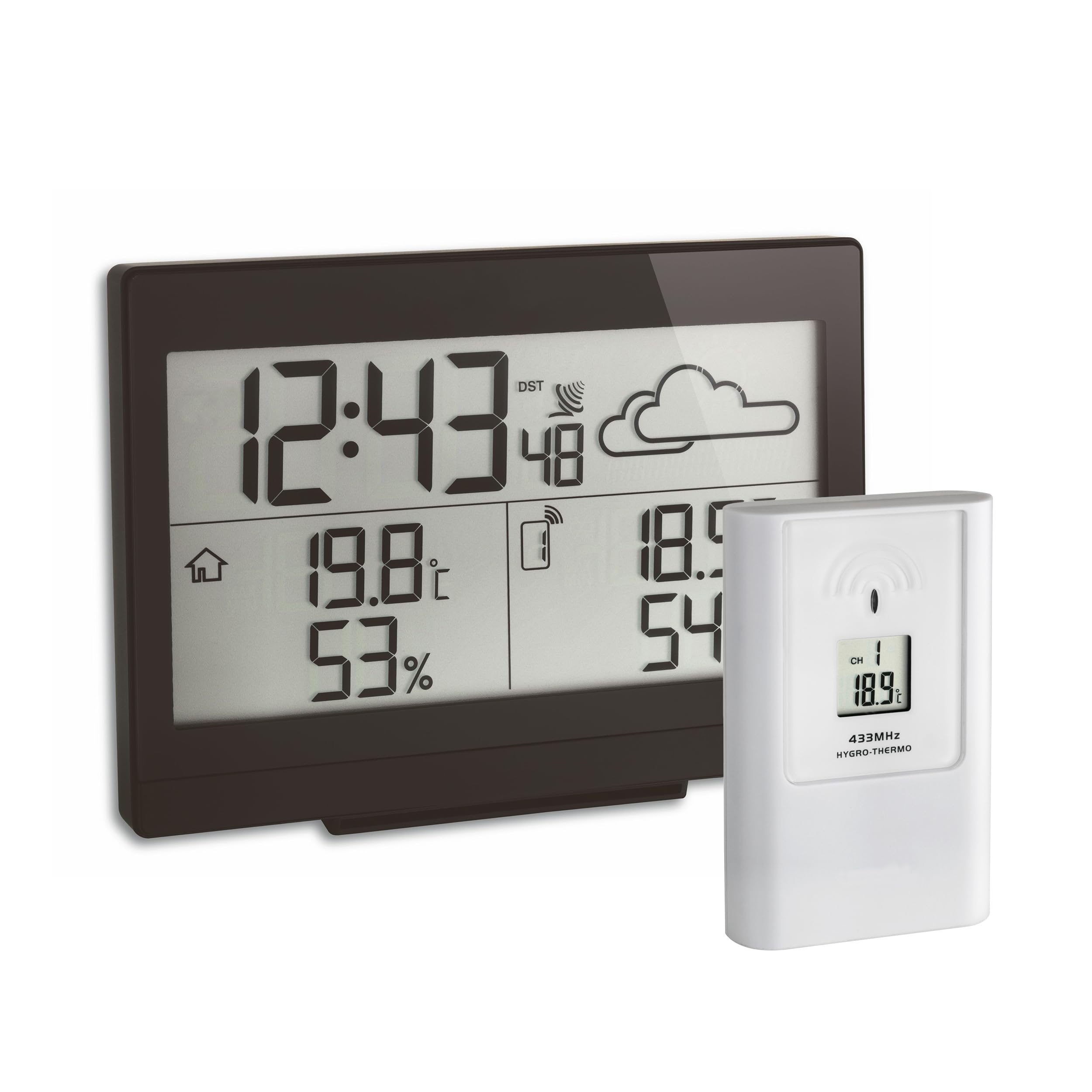 Blooming Weather 35.1135.01 Casa Wireless Weather Station with Case - Black