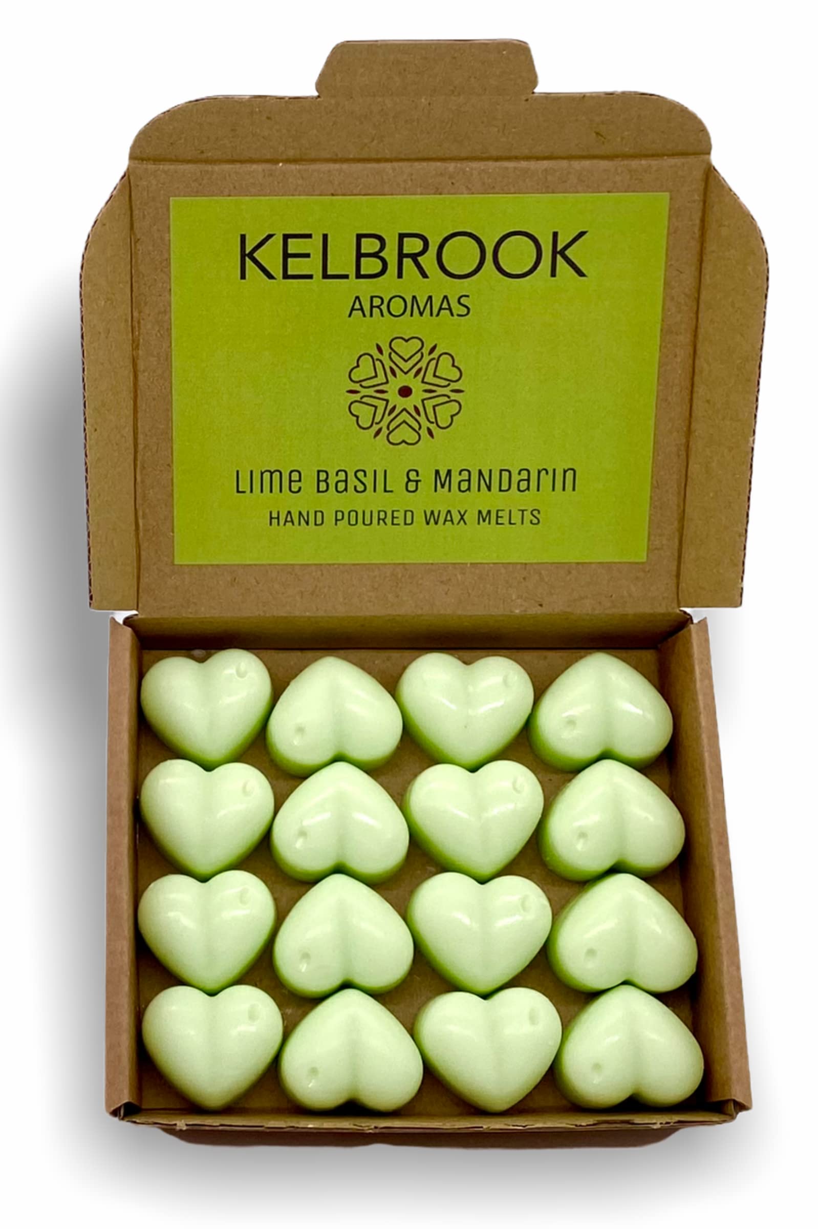 Wax Melts - Lime Basil & Mandarin | 16 Pack | Strong Scented | Made in the UK | Plastic Free | Vegan — image 1