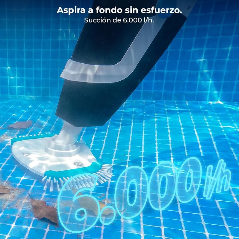 Rockstar Pooldroid 3000 Aspirador Manual de Piscina Sem Fios