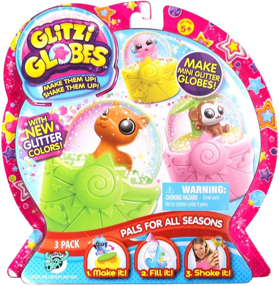 Glitzi Globes S3 - Seasons Art and Craft Kit (3-Pack)