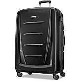 Samsonite Winfield 2 Hardside Expandable Luggage with Spinner Wheels, Brushed Anthracite, Checked-Large 28-Inch