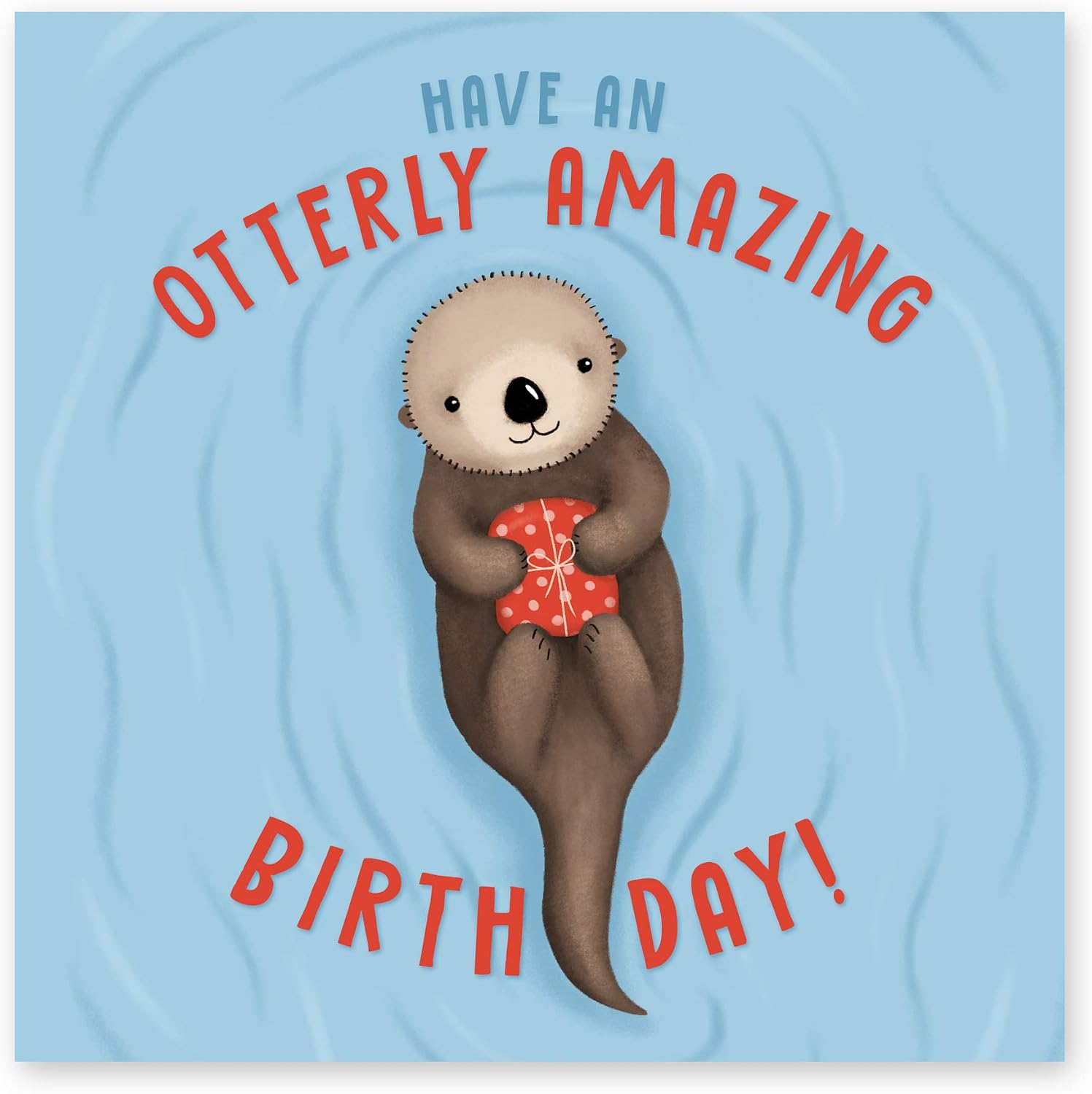 Central 23 - Cute Birthday Card - 'Have An Otterly Amazing Birthday' - Sweet Design for Him Or Her - Comes With Fun Stickers - Image 3