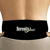 SERENITY2000 Magnetic Therapy Back Wrap for Lower Back - Adjustable Lumbar Support Brace for Sciatica & Pain Relief - 16 x 1100 Gauss Magnets